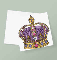 Royal Crown Greetings Card