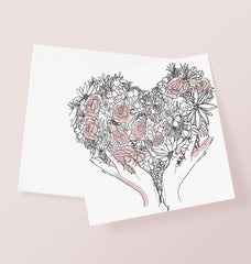 Hand On Heart Greetings Card