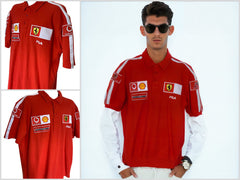 Y2K Vintage F1 Ferrari Polo Shirt