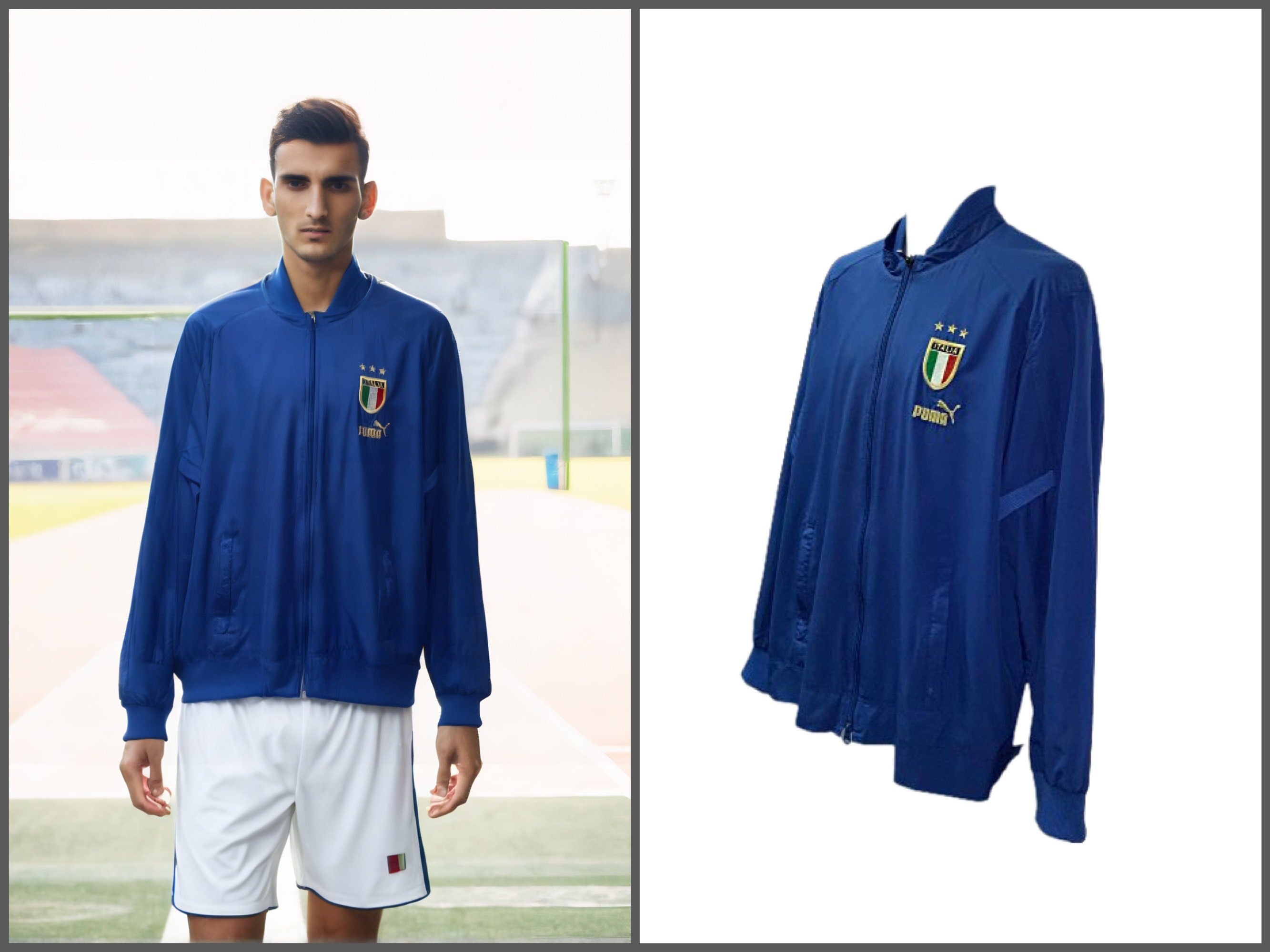 Vintage Football Italia Track Jacket Puma