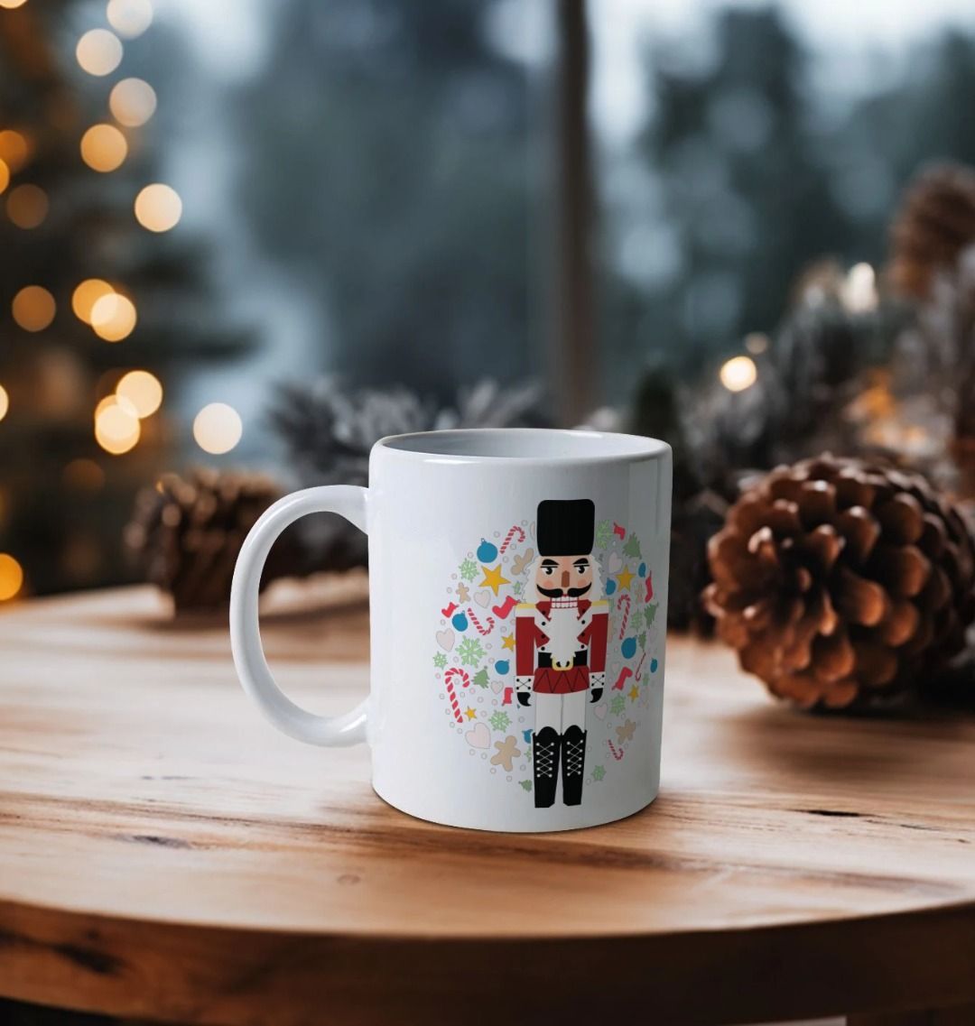 Christmas Nutcracker Ceramic Mug