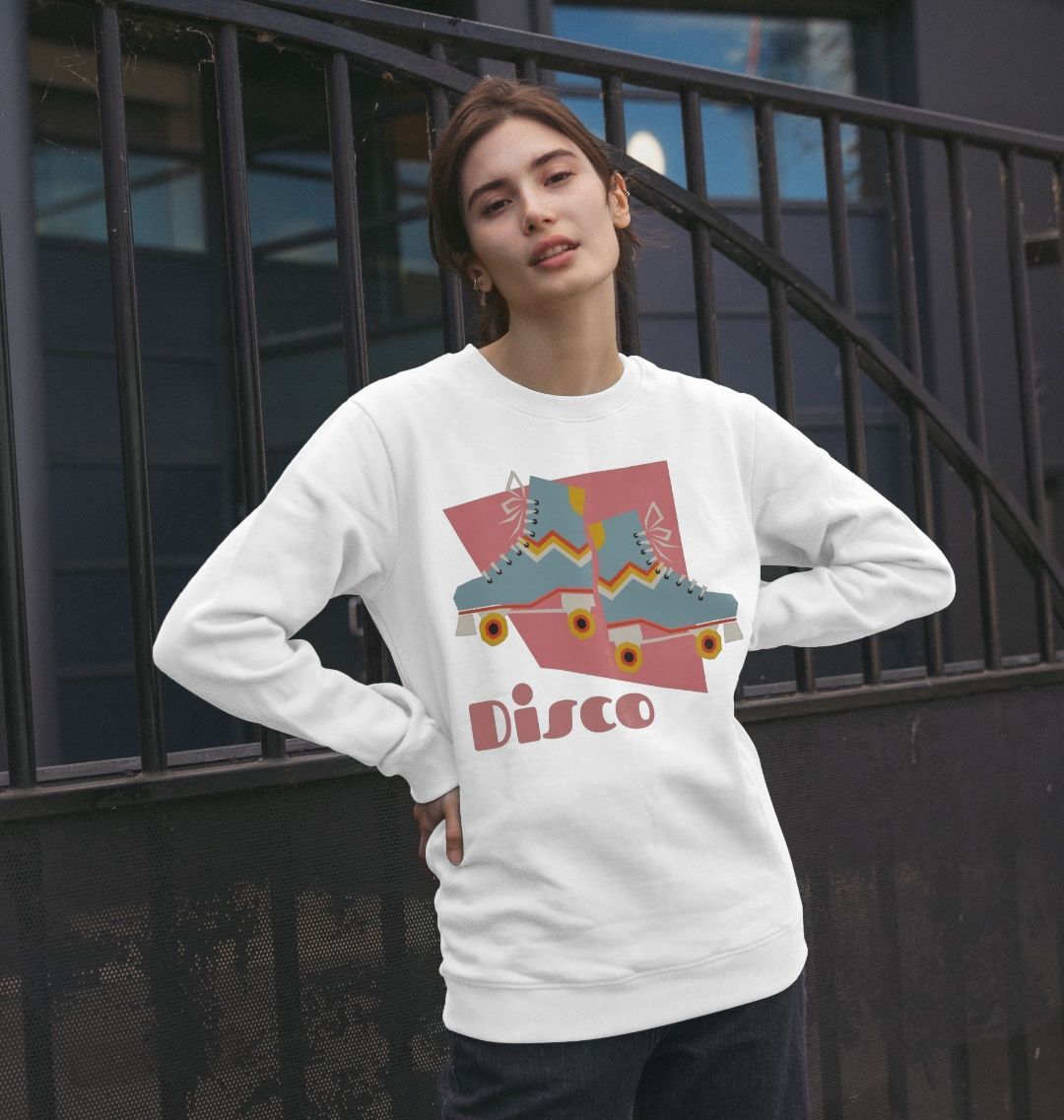 Roller Disco Retro Sweatshirt Organic