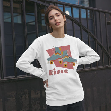 Sweat-shirt rétro Roller Disco Bio