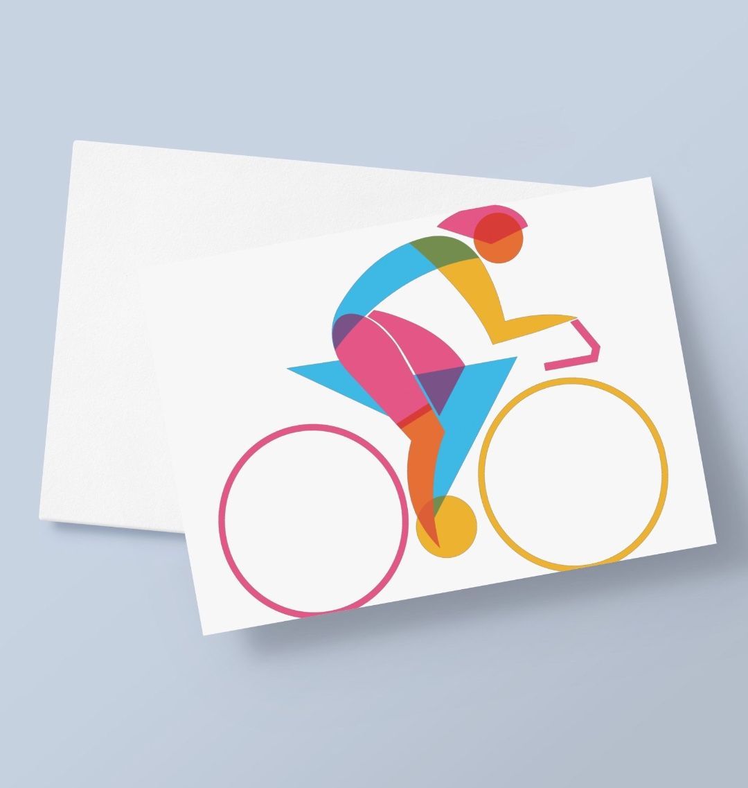 Cycling Greetings Card