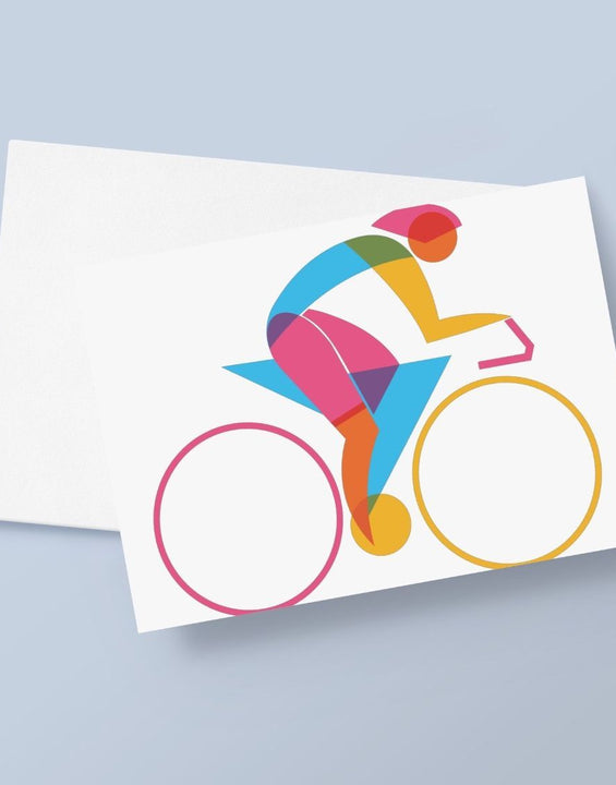 Cycling Greetings Card