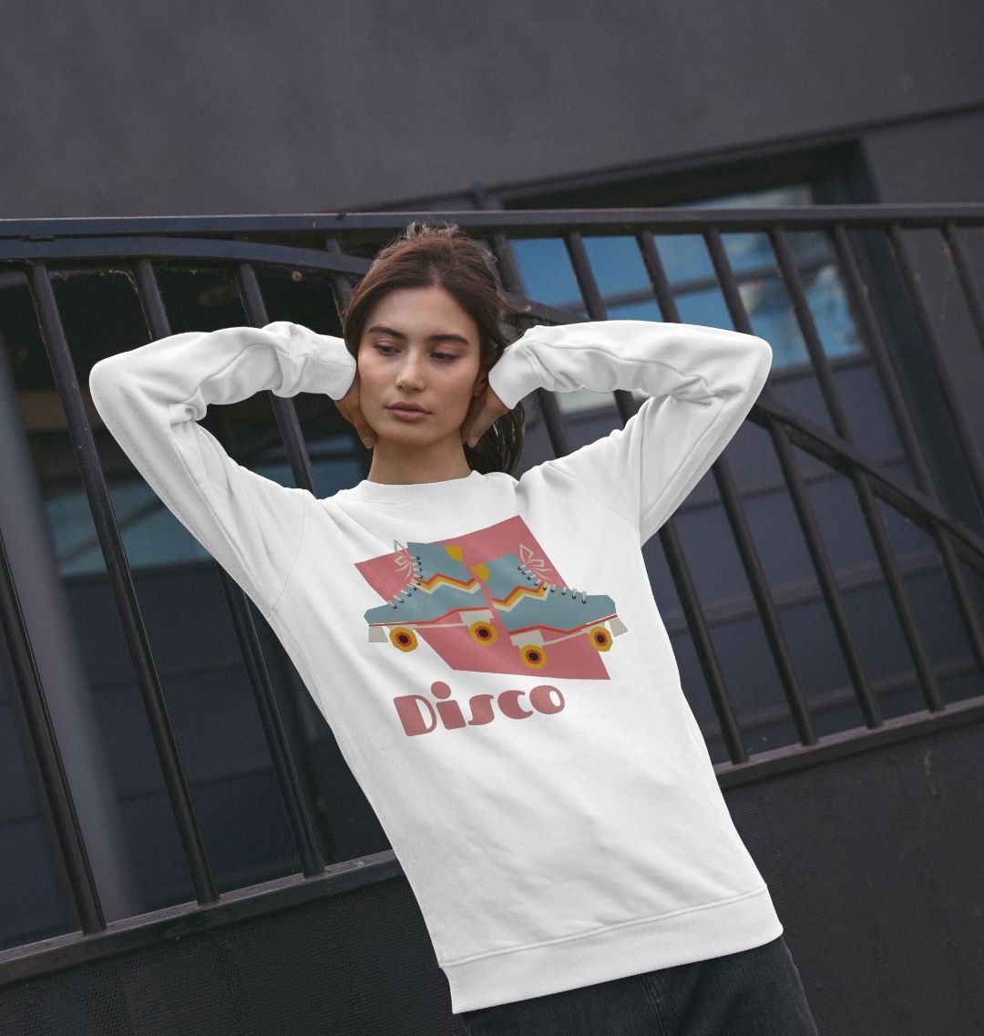 Roller Disco Retro Sweatshirt Organic