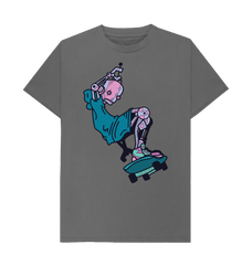 Streetwear Skateboarding T Shirt Slate Grey