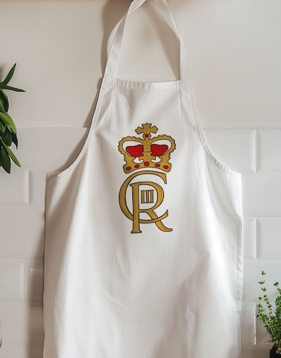 King Charles Royal Organic Cotton Kitchen Apron