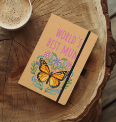 Worlds Best Mum Kraft Notebook