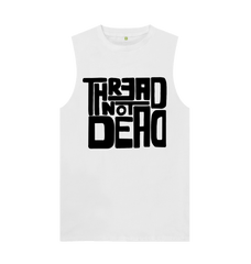 Streetwear Graphic Thread Not Dead Organic Cotton Vest White