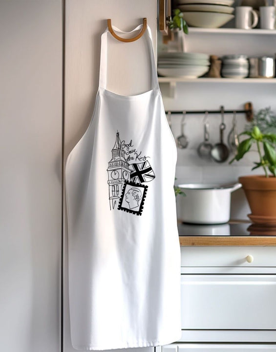 Celebrate The British Monarchy Organic Cotton Kitchen Apron