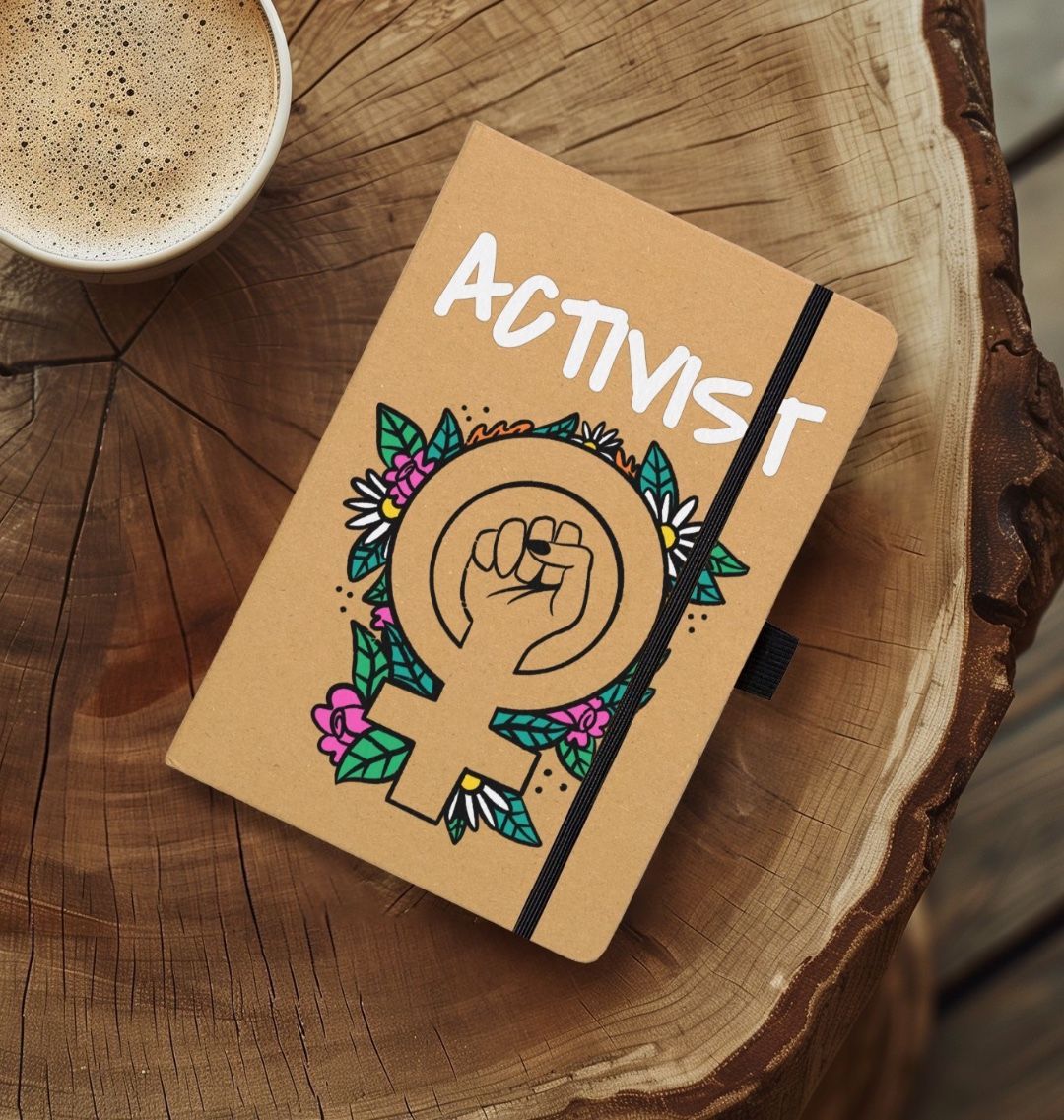 Activist Graphic Kraft Notebook