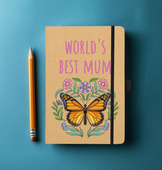 Worlds Best Mum Kraft Notebook