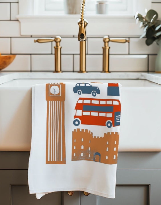 London Organic Cotton Tea Towel