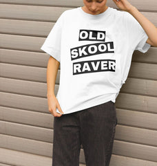 Old Skool Raver Organic Cotton T Shirt