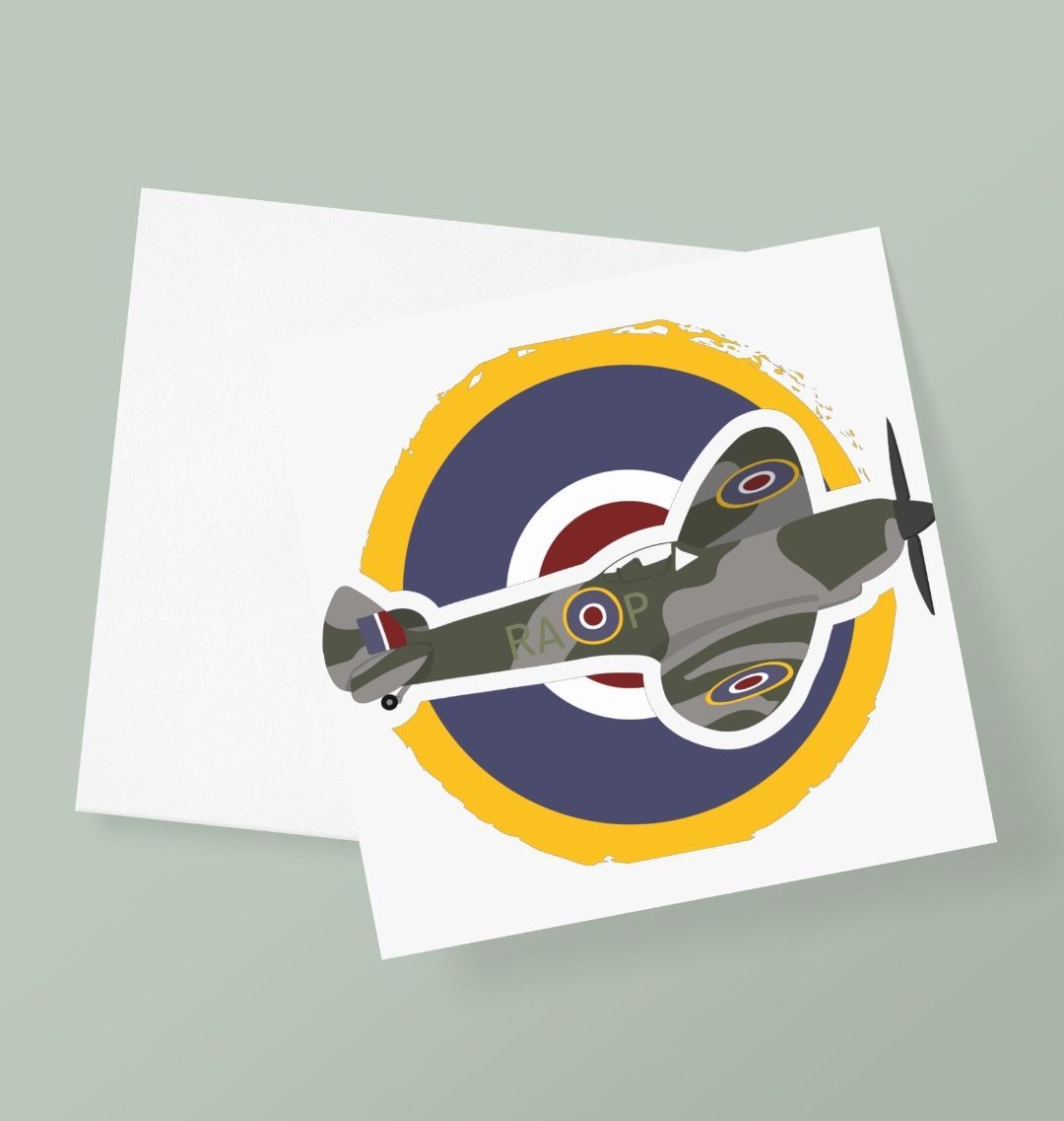 Spitfire Greetings Card