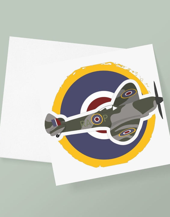 Spitfire Greetings Card