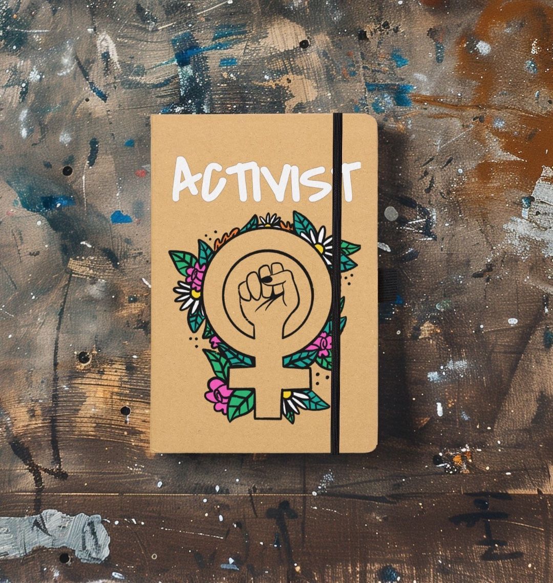 Activist Graphic Kraft Notebook