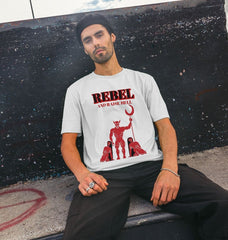 Graphic Rebel Devil Organic Cotton T Shirt