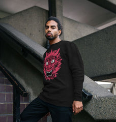 Streetwear Devil Graphic Sweatshirt