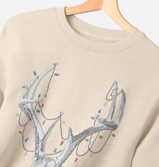 Christmas Sweatshirt Reindeer Graphic