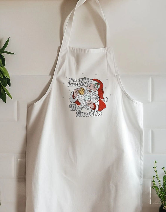 Father Christmas Printed Kitchen Apron