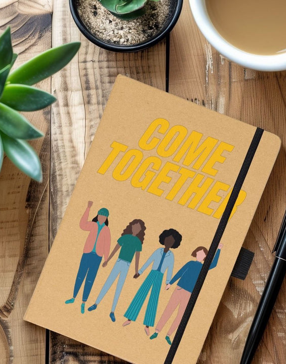 Kraft Notebook Come Together Graphic