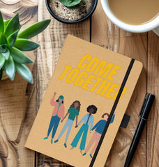 Kraft Notebook Come Together Graphic