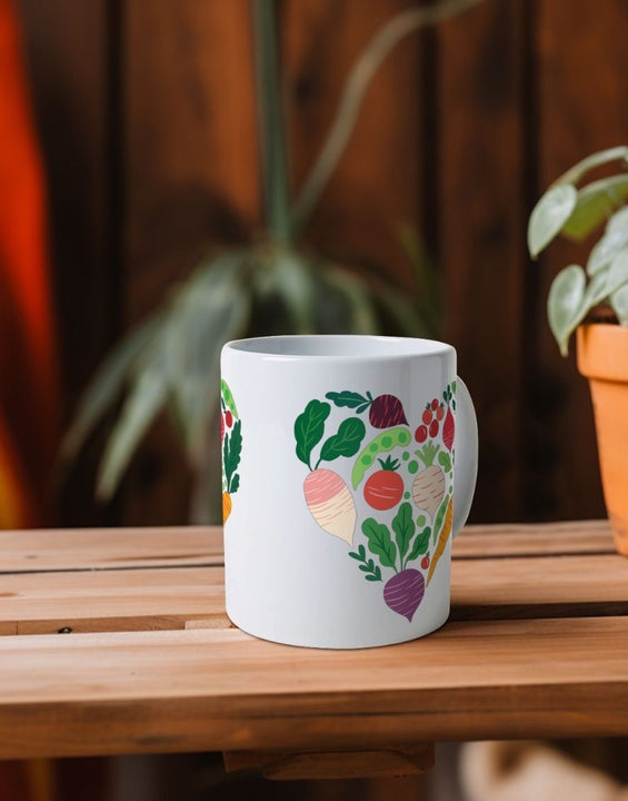 Love My Garden Natural Ceramic Mug