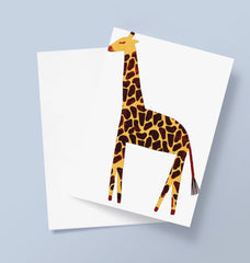 Giraffe Greetings Card