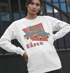 Roller Disco Retro Sweatshirt Organic