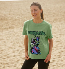 Recycle Statement T Shirt Organic