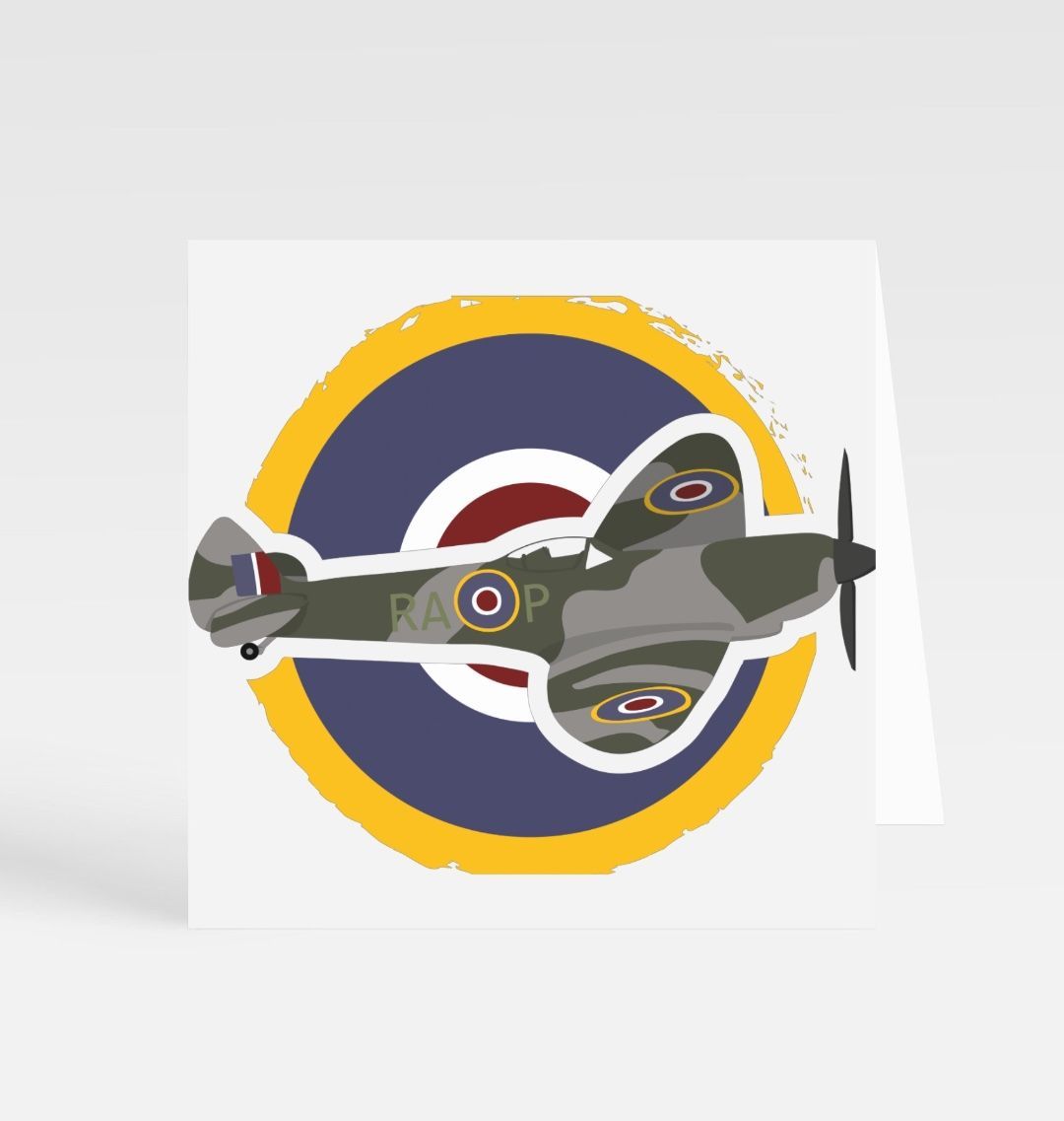 Spitfire Greetings Card