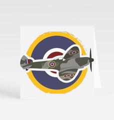 Spitfire Greetings Card