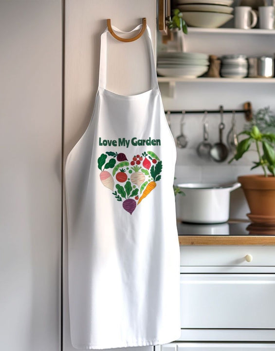 Love My Garden Organic Cotton Kitchen Apron