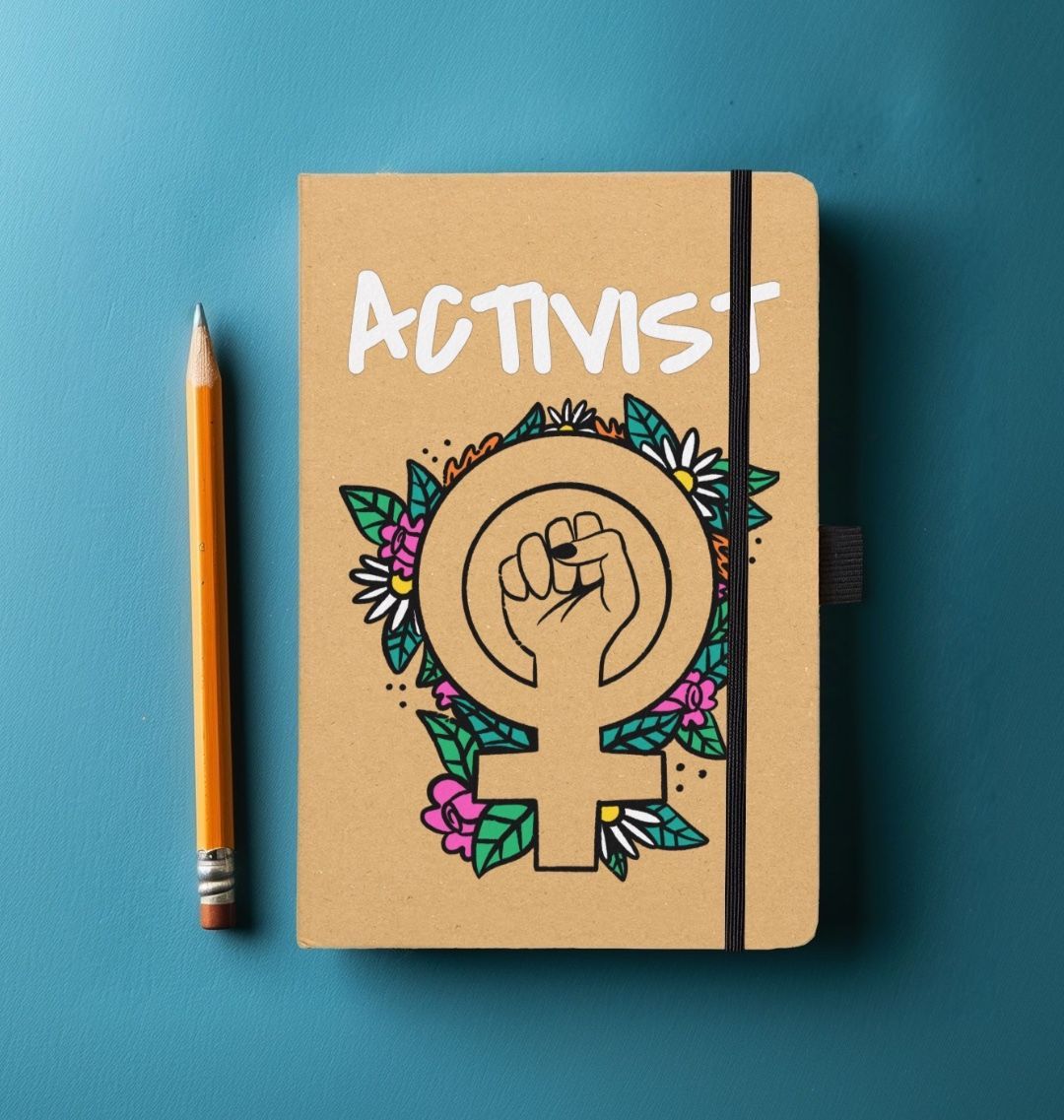 Activist Graphic Kraft Notebook