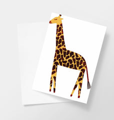 Giraffe Greetings Card