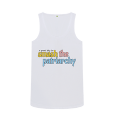 Equality Organic Cotton Graphic Vest White