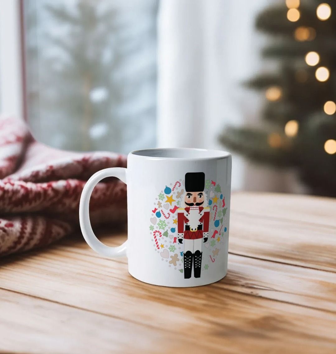 Christmas Nutcracker Ceramic Mug