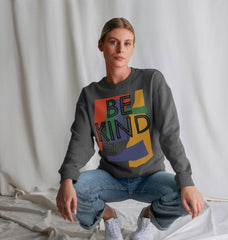 80s Retro Be Kind Crewneck Sweatshirt