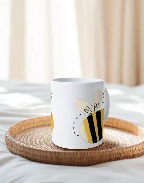 Natural Ceramic Mug Buzz Bee