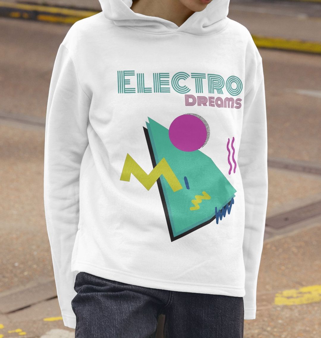 80s Retro Electro Dreams Hoodie