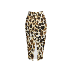 Leopard Print High Waist Skirt