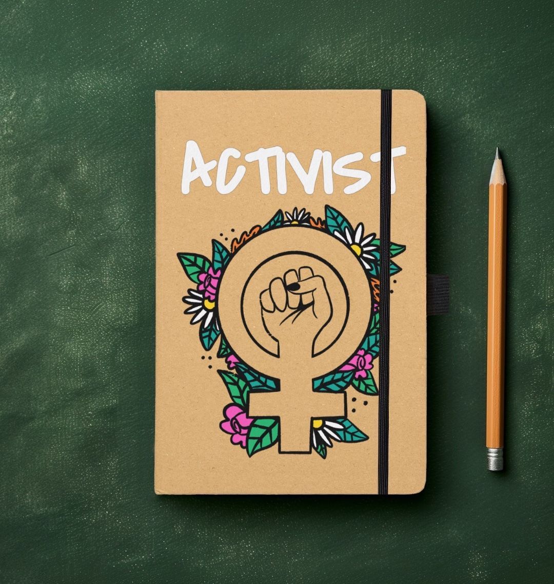 Activist Graphic Kraft Notebook