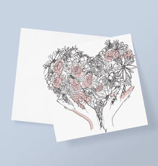 Hand On Heart Greetings Card