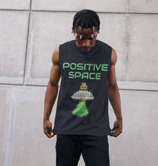 Organic Graphic Vest Tank Top Positive Space