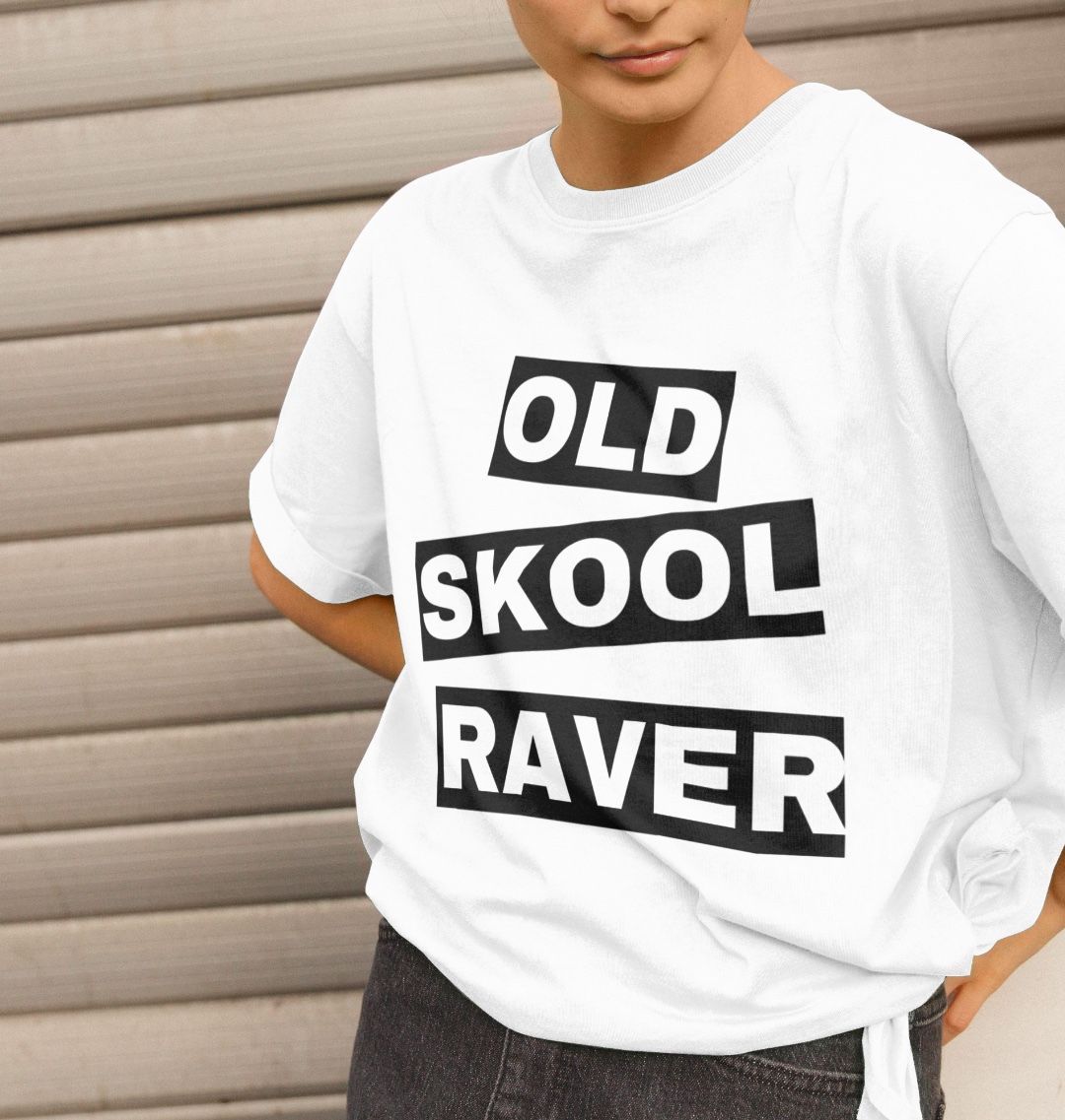 Old Skool Raver Organic Cotton T Shirt