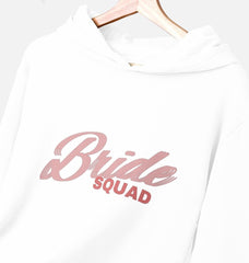 Organic Cotton Graphic Hoodie Bride Squad