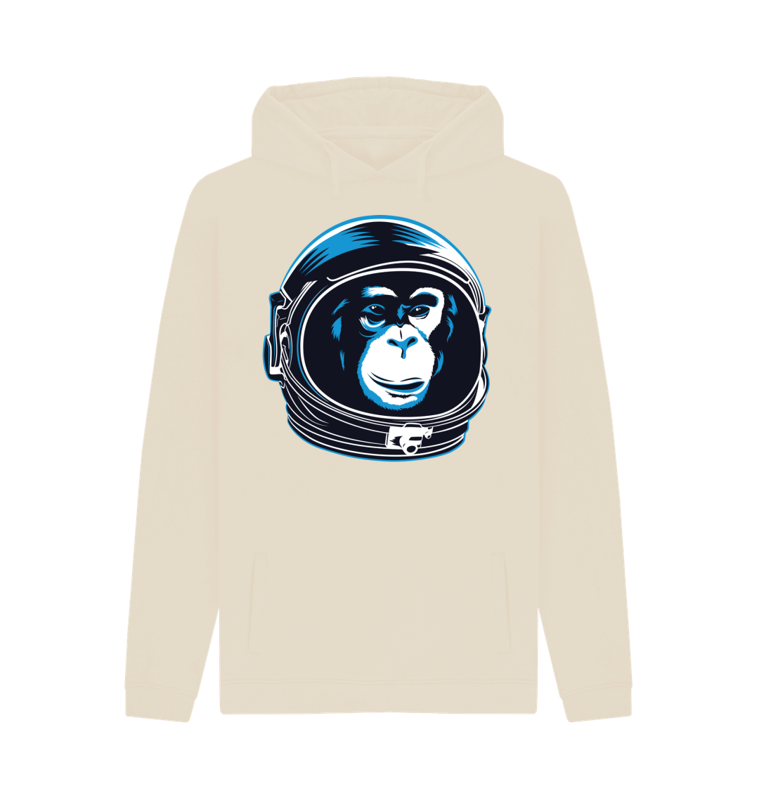 Space Monkey Graphic Hoodie Organic Oat