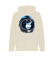 Space Monkey Graphic Hoodie Organic Oat